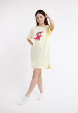 ( 1 Piece ) Forest X Shinchan 30th Anniversary Ladies 100% Cotton Sleepdress | Baju Tidur Wanita - CPD0015