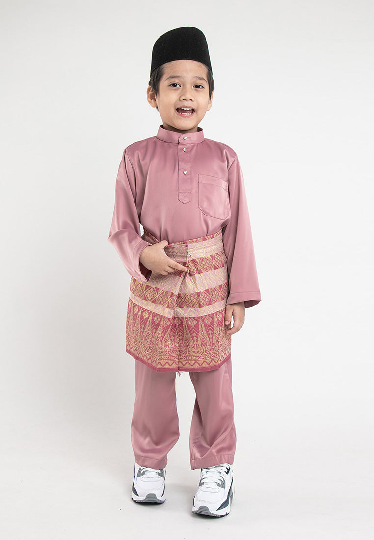 Slim Fit Baju Melayu Ayah Anak Sedondon set - 19020002B / 19020502B (2/5)