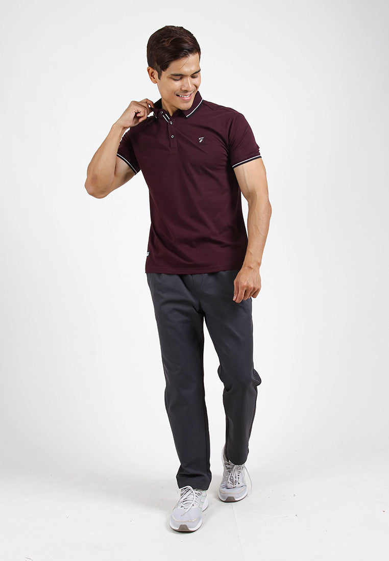 Forest Soft-Touch Silky Cotton Slim Fit Polo Tee Mercerized Knitted Polo Tee | Baju T Shirt Lelaki - 23749