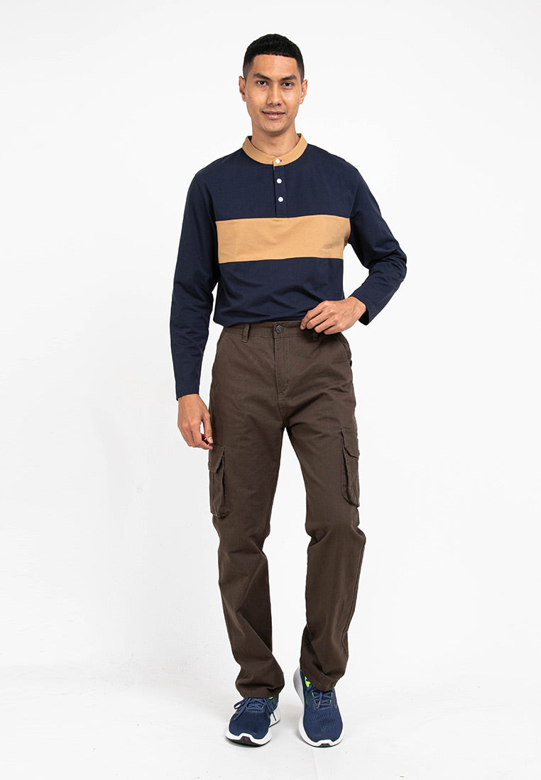 Forest Cotton Twill Cargo Long Pants | Seluar Panjang Lelaki - 610201