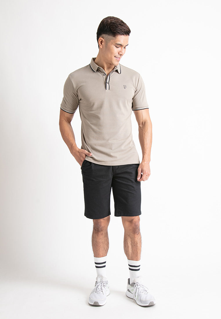 Forest  Cotton Twill Plain Bermuda Shorts Pants Men | Seluar Pendek Lelaki - 670203