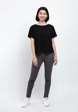 Forest Ladies Hight Waist Skinny Cotton Pants - 810462