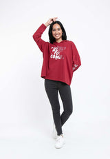 Forest Ladies Premium Cotton Cap Hoodie Sweater - 822135