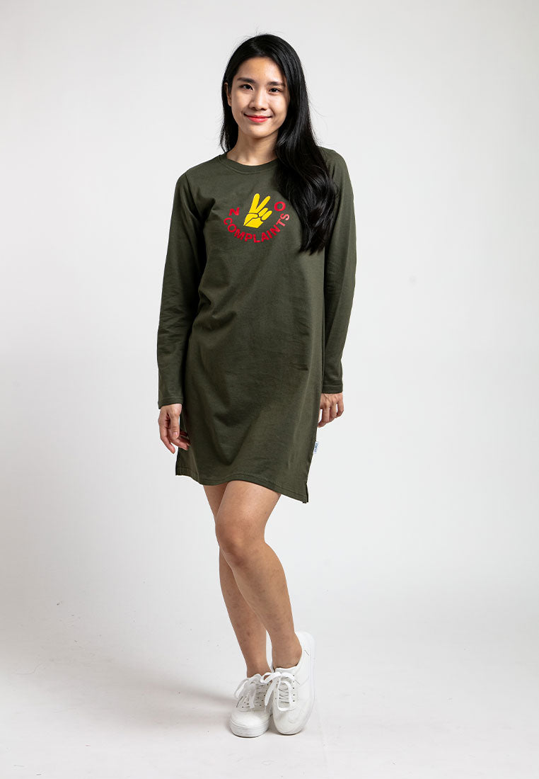 Forest Ladies Long Sleeve SJ Loose Fit Printed Tee - 822144