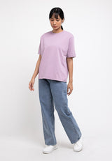 Forest Ladies Premium 100% Cotton Heavy Weight Boxy Cut Crew Neck T Shirt Women | Oversized T Shirt Perempuan - 822323