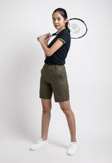 Forest Ladies 18/19" Cotton Twill Bermuda Shorts Women Chino Quarter Short Pants Women | Seluar Perempuan - 870144