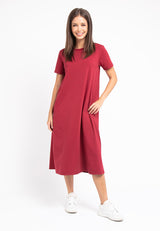 Forest Ladies Short Sleeve Cotton Blouse Women Dress | Baju Perempuan  - 885025