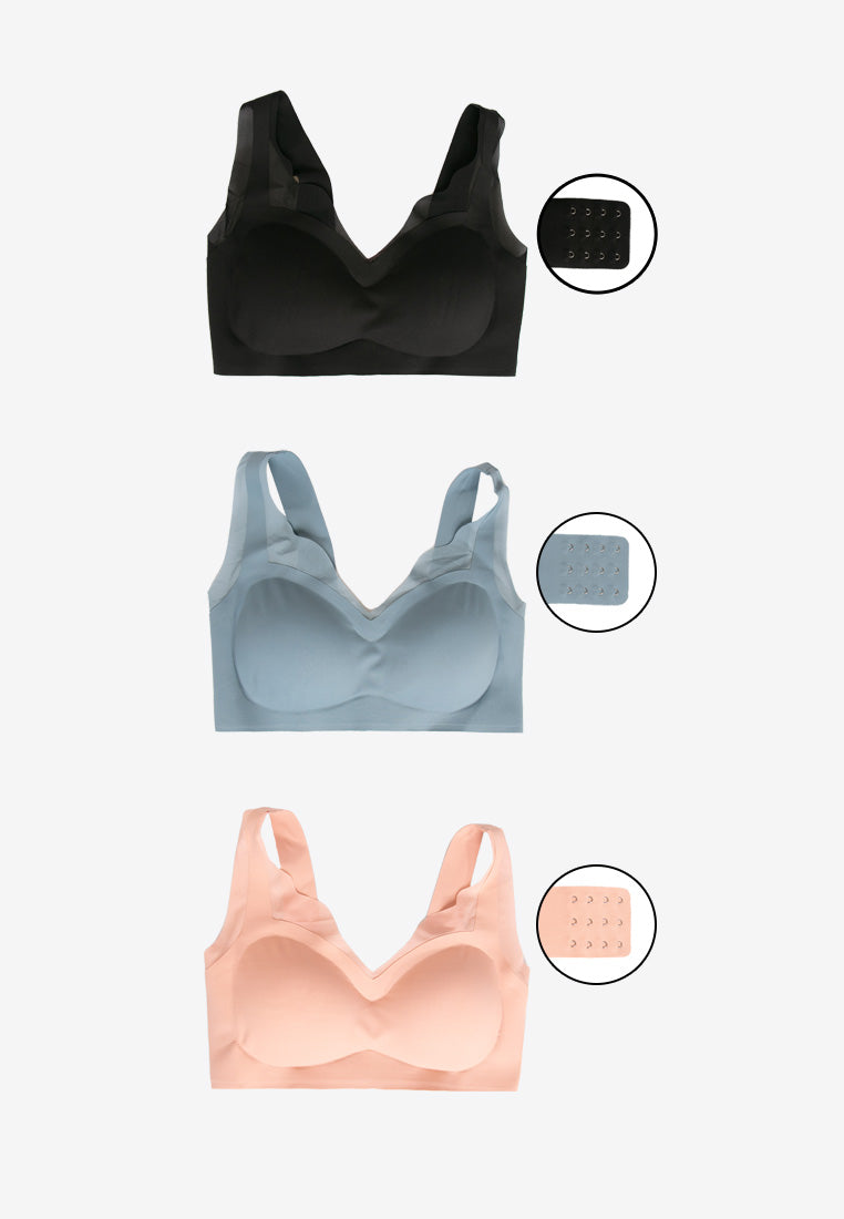 (1 PC) Forest Ladies Nylon Spandex Seamless Bra Selected Colours - FBD0009L