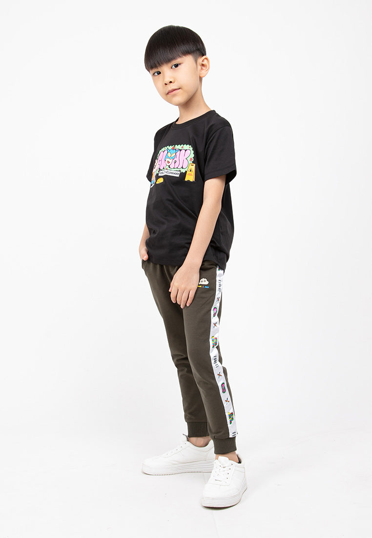 Forest X Shinchan Cloakwork Kids Tapping Casual Jogger Long Pants | Seluar Panjang Budak - FCK10006