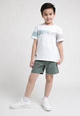 Forest Kids 3D Effects Stretchable Round Neck Tee | Baju T Shirt Budak - FK20131