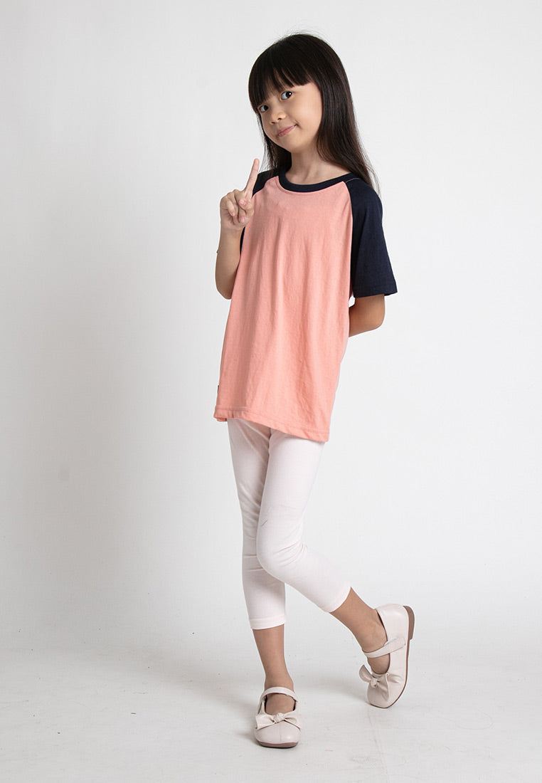 Forest Unisex Kids 100% Cotton Round Neck Short Sleeve Plain Tee T Shirt Kids | Baju T shirt Budak - FK2037