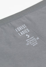 (3 Pcs) Forest Ladies Cotton Spandex Midi Brief Selected Colours - FLD0018D