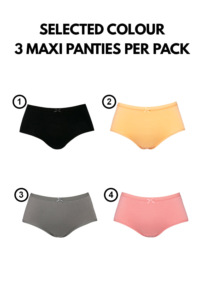 Forest Ladies Cotton Spandex Underwear Women Maxi Brief ( 1 Piece