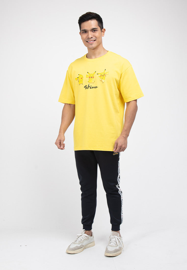 Forest Men Pokémon Heavy Weight Cotton Boxy-Cut Round Neck T Shirt Men | Baju T shirt Lelaki - FP21004