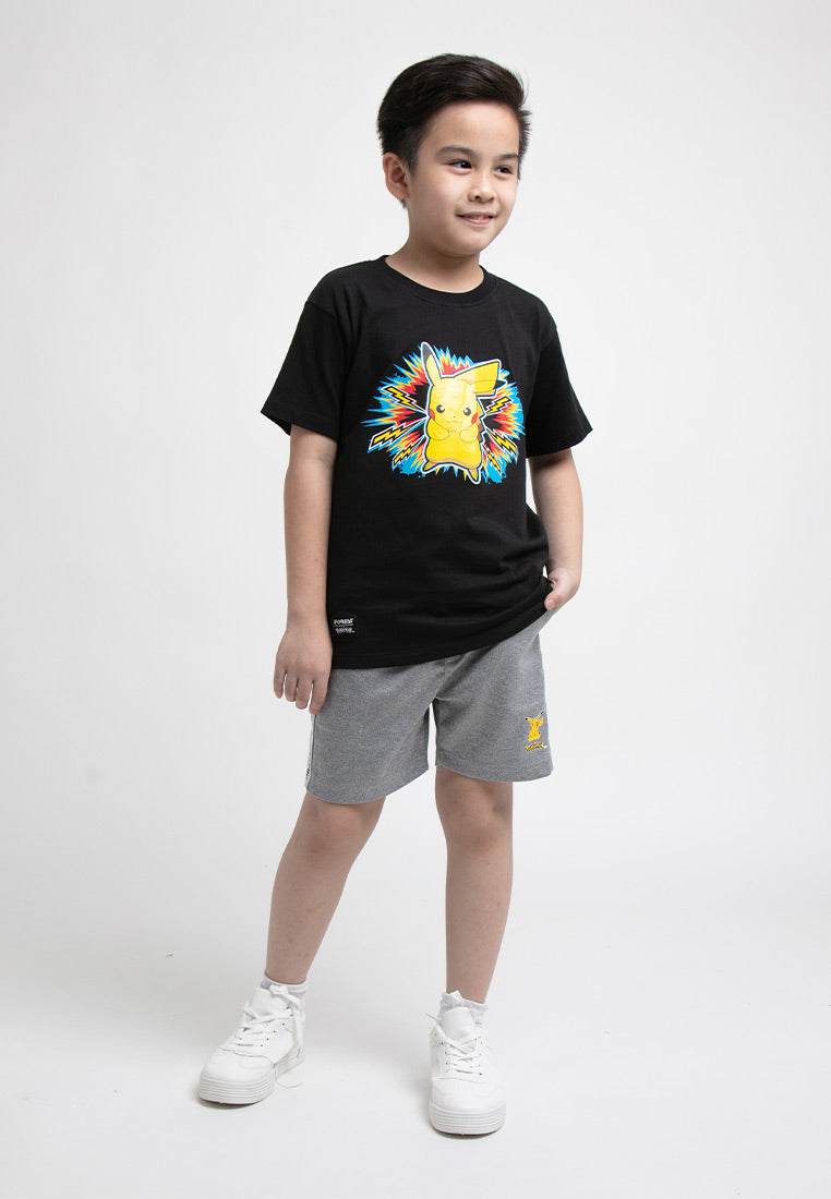 Forest Kids Pokémon Round Neck T Shirt | Baju T shirt Budak - FPK21006