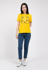 Forest x Disney Mickey 3D Effects Round Neck Tee Ladies Family Tee | Baju T shirt Perempuan - FW820042