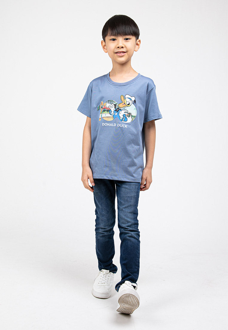 Forest X Disney 100 Year of Wonder Mickey Round Neck Tee Family Tee Kids | Baju T Shirt Budak - FWK20071