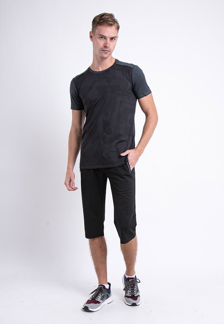 Forest Stretchable Dri Fit 3 Quarter Casual Shorts Men Quick Dry Short Pants Men | Seluar Pendek Lelaki - PL65819