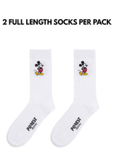 Forest x Disney Cotton Sport Ankle Socks ( 2 Pair ) Assorted Colours - WSF0014T