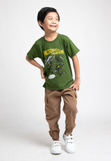 Forest Kids Premium Cotton Interlock T Shirt Boys Graphic Round Neck Tee | Baju T Shirt Budak Lelaki - FK20115