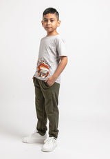 Forest X Disney Kids Unisex Mickey Round Neck Tee | Baju T shirt Budak - FWK2026