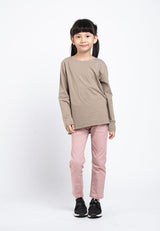 Forest Kids Premium Cotton Long Sleeve Regular Cut Crew Neck Tee | Baju T Shirt Budak - FK82024