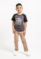 Forest X Disney Kids Unisex Mickey Round Neck Tee | Baju T shirt Budak - FWK2023