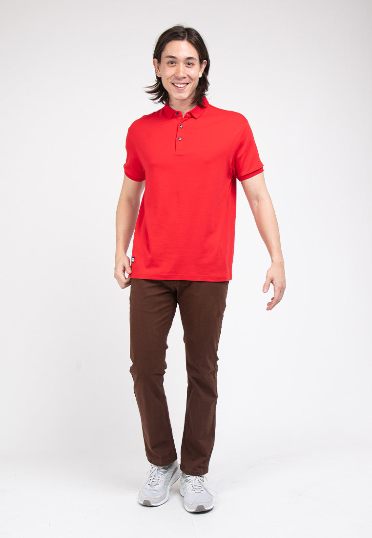 Forest Premium Weight Cotton 220gsm Interlock Knitted Polo Tee - 23635B