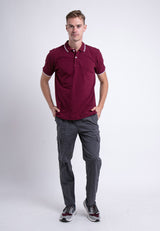 Forest Cotton Pique Regular Fit Polo T Shirt Men Collar Tee | Baju T Shirt Lelaki - 23752