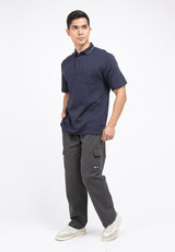Forest Premium Weight Cotton 220gsm Interlock Knitted Pocket Polo Tee | Baju T Shirt Lelaki - 23758