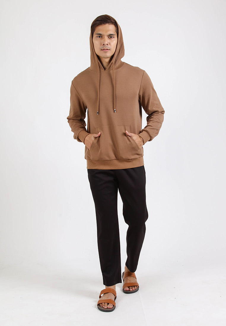 Forest Cotton Interlock 250GSM Premium Weight Cotton Reg Fit Hoodie Men Sweatshirt Jacket - 23770