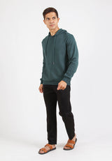 Forest Cotton Interlock 250GSM Premium Weight Cotton Reg Fit Hoodie Men Sweatshirt Jacket - 23770