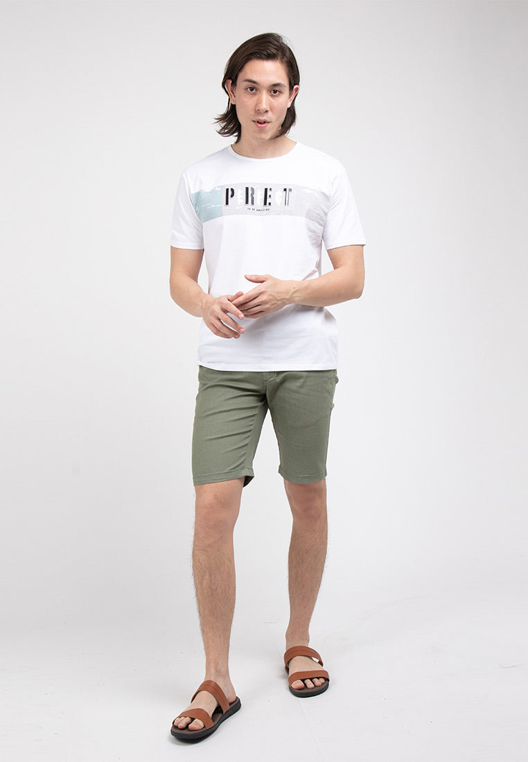 Forest 3D Effects Stretchable Round Neck Tee Men | Baju T Shirt Lelaki - 23773