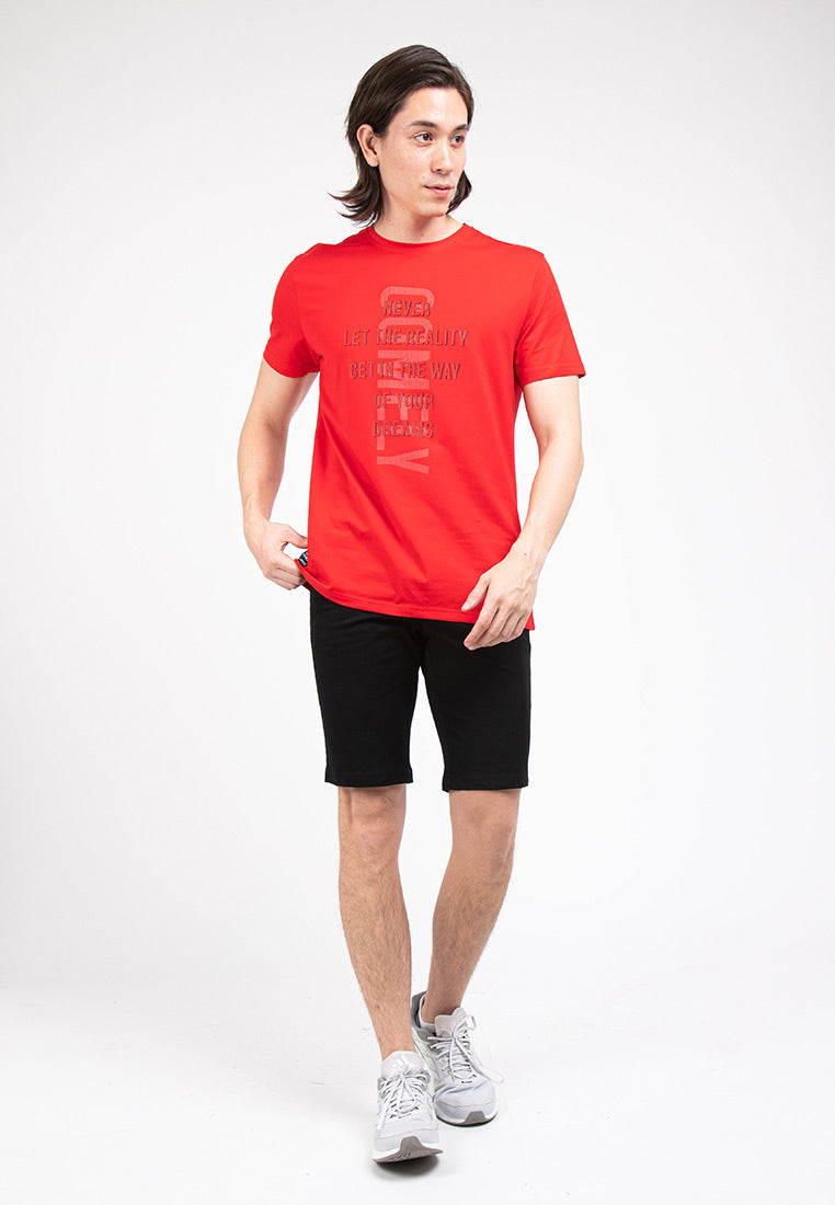 Forest Stretchable Premium Weight Cotton Round Neck Tee Men | Baju T Shirt Lelaki - 621251