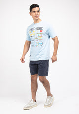 Forest Boxy Cut Graphic Tee Crew Neck Short Sleeve T Shirt Men | Oversized Shirt Men - 621297