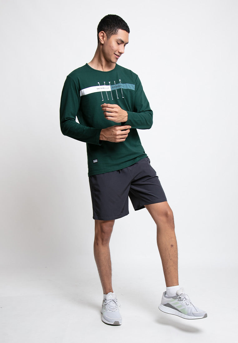 Forest Stretchable Dri-Fit Sport Shorts Quick Dry Short Pants Men | Seluar Pendek Lelaki - 65798
