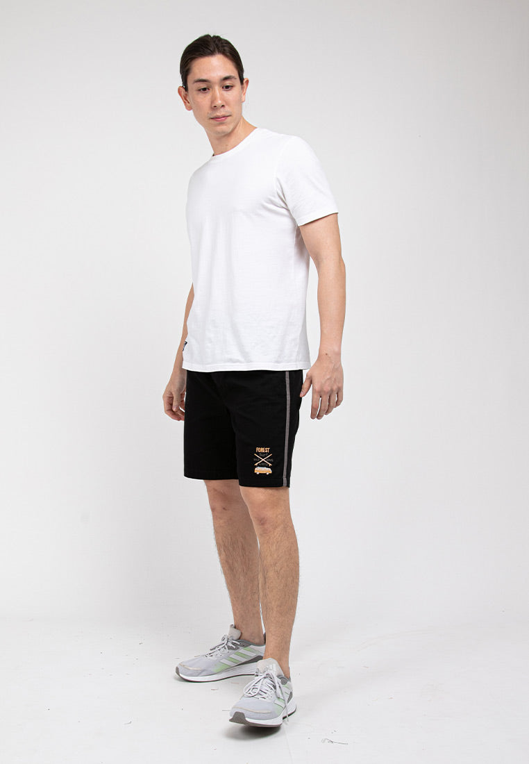 Forest 100% Cotton Twill Short Pants Men Woven Casual Shorts | Seluar Pendek Lelaki - 65827