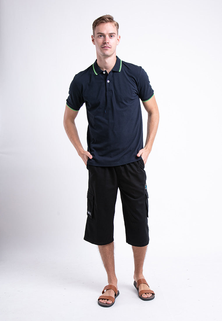 Forest 100% Cotton Twill 27"/28" Cargo Pants Men Shorts Casual 3 Quarter Short Pants Men | Seluar Pendek Lelaki - 65836