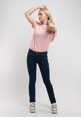 Ladies Slim Cut Stretchable Denim Jeans - 810359