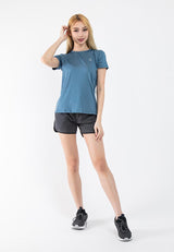 Forest Ladies Stretchable Dri-Fit Sport Tee Quick Dry Tshirt Women | Baju T Shirt Perempuan - 821975