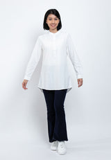 Ladies Long Sleeve Stand Collar Blouse - 822090