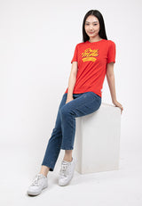 Forest Ladies 100% Cotton Round Neck Graphic Tee Tshirt Women | Baju T Shirt Perempuan - 822253