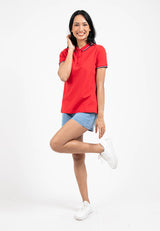Forest Ladies Heavy Weight Premium Cotton Polo Tee Interlock Knitted Polo T Shirt | Baju T Shirt Perempuan - 822325