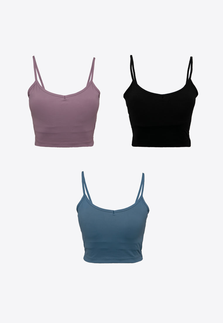(1 Pcs) Forest Ladies Nylon Spandex Sports Bra Selected Colours - FBD0005S