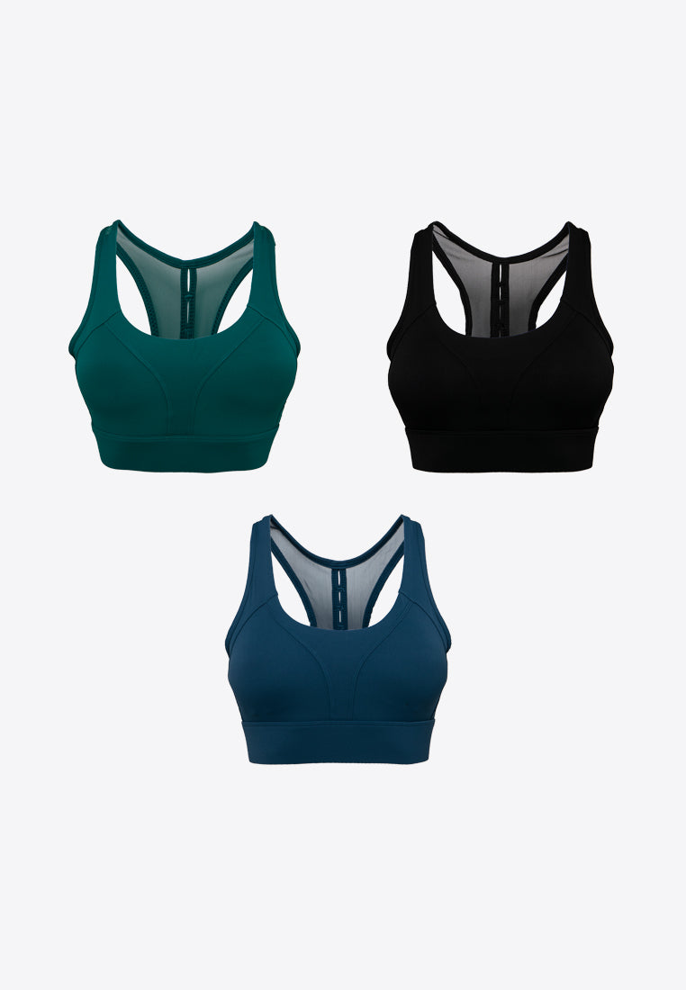 (1 PC) Forest Ladies Nylon Spandex Sports Bra Selected Colours - FBD0007S