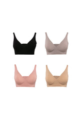 (1 PC) Forest Ladies Nylon Spandex Seamless Bra Selected Colours - FBD0010L