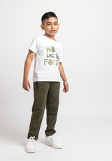 Forest Kids Unisex Cotton Terry Long Pants Kids Girl Boy Jogger Pants Kids l Seluar Panjang Budak Lelaki - FK1005