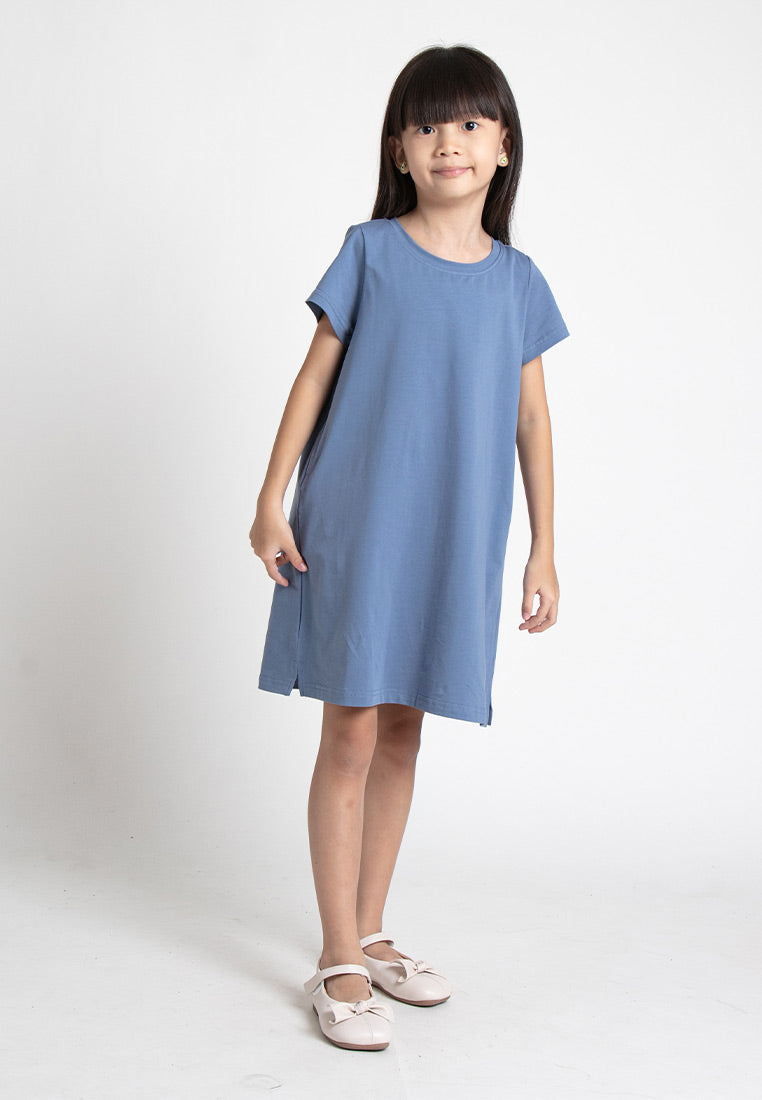 Forest Kids Girl Short Sleeve Dress | Baju Budak Perempuan Lengan Pendek - FK885006