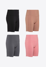 (1 PC) Forest Ladies Nylon Spandex Sports Knee Length Pants Selected Colours - FPD0003S