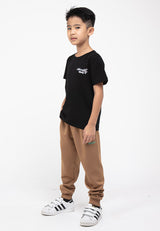 Forest x Disney Kids Astronaut Mickey Embroidered Badge Round Neck Tee Kids | Baju T shirt Budak - FWK20041